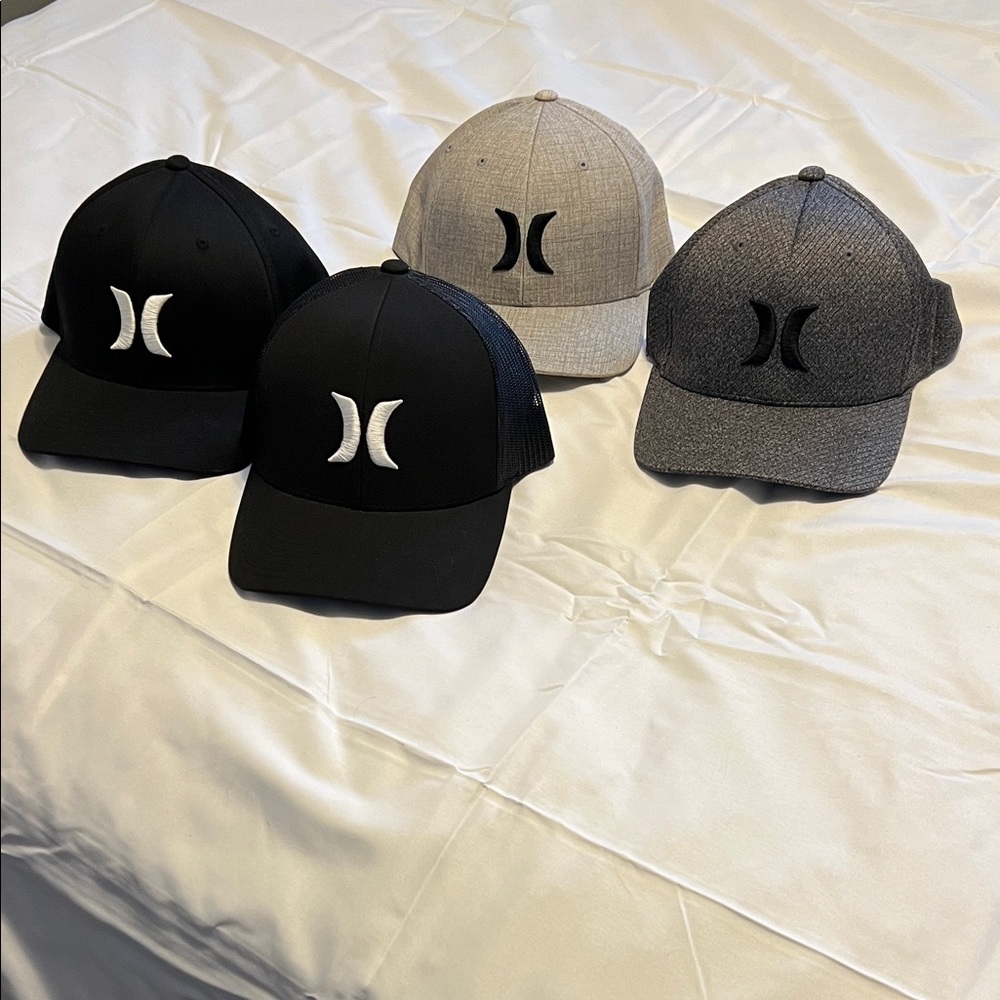 Hurley Black and Gray Hat Collection